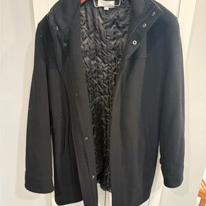 Calvin Klein Black Trench Coat